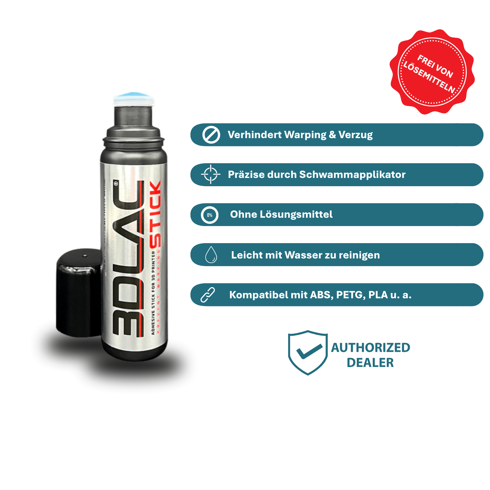 3DLAC Stick 80 ml – Haftstift für 3D - Druck - 3DLAC - Filamentkontor