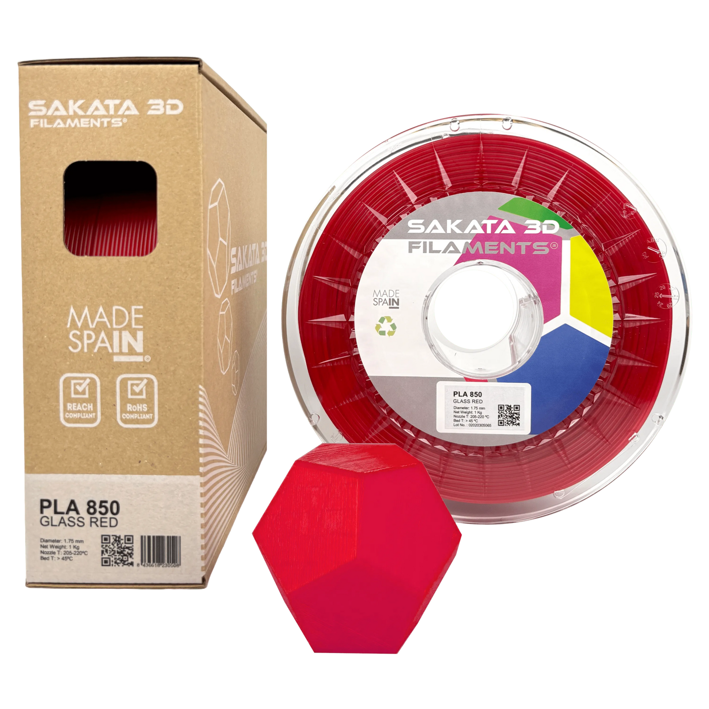 SAKATA 3D PLA 850 GLAS SAKATA 3D #Filamentkontor.de#