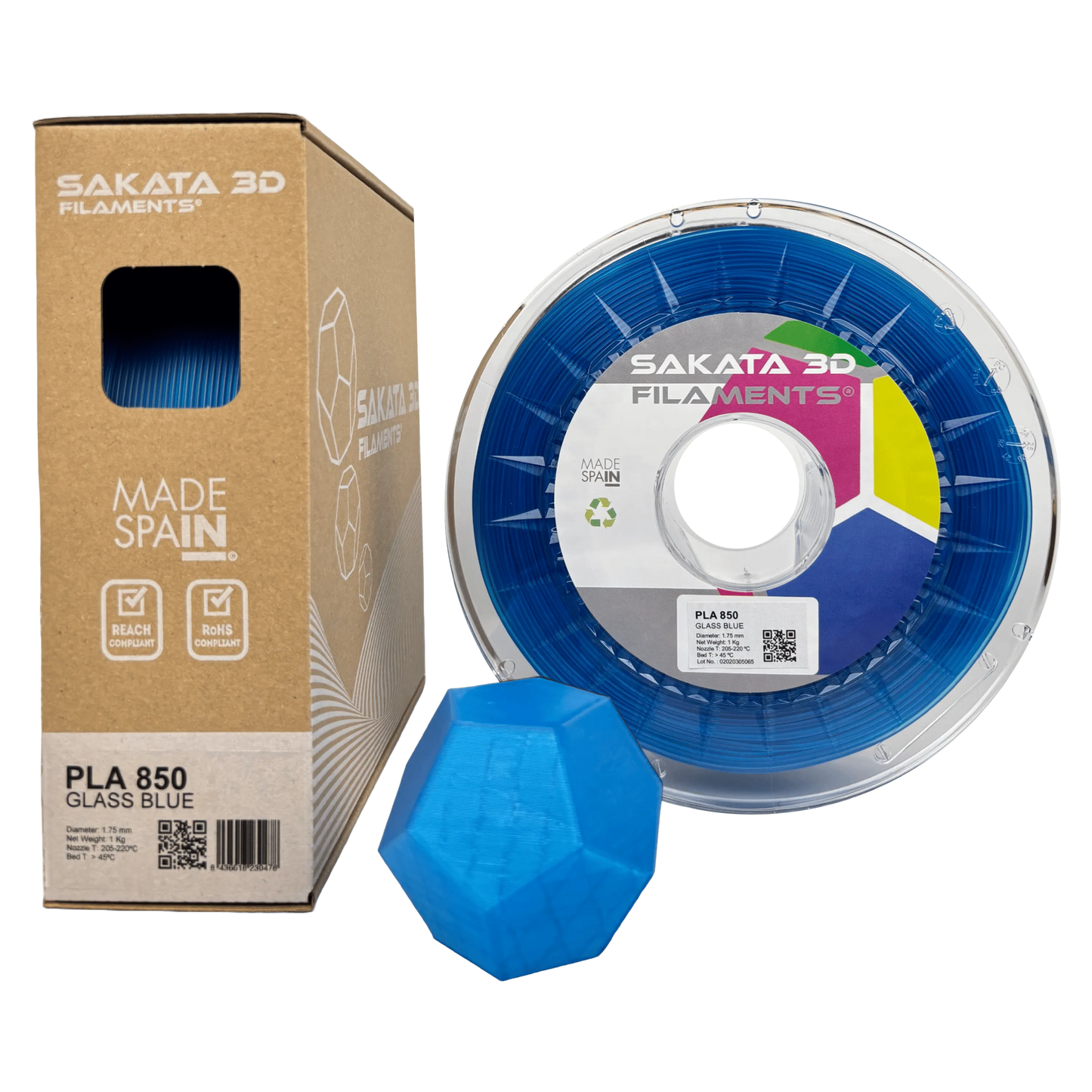 SAKATA 3D PLA 850 GLAS SAKATA 3D #Filamentkontor.de#