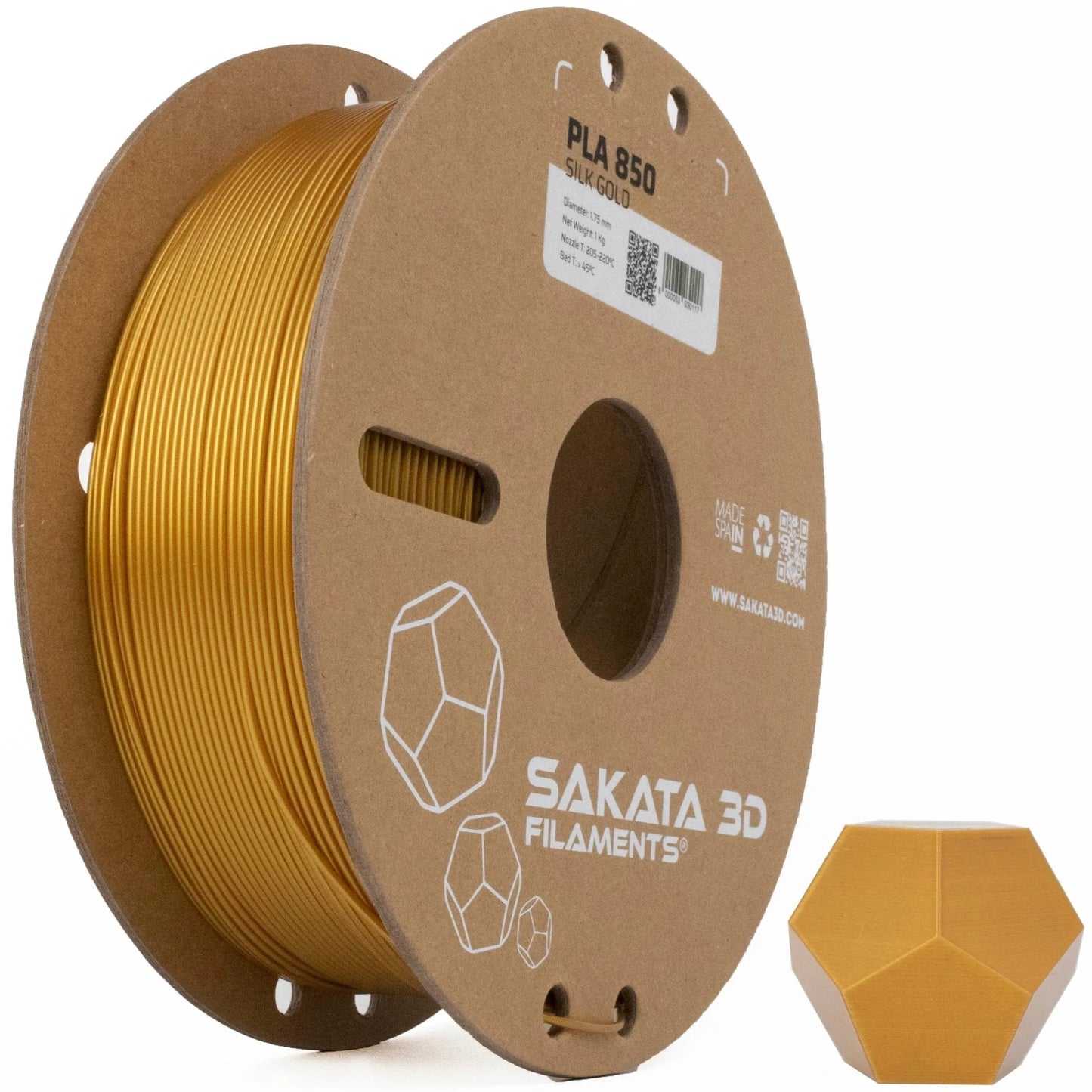 SAKATA 3D PLA 850 SILK SAKATA 3D #Filamentkontor.de#
