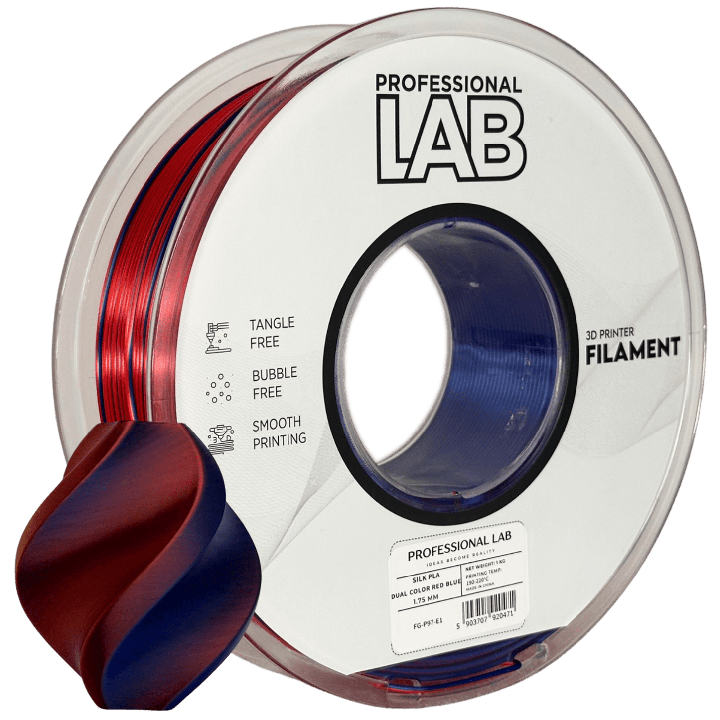 Professional Lab Silk PLA Dual Color - Imagine s.c. - Filamentkontor