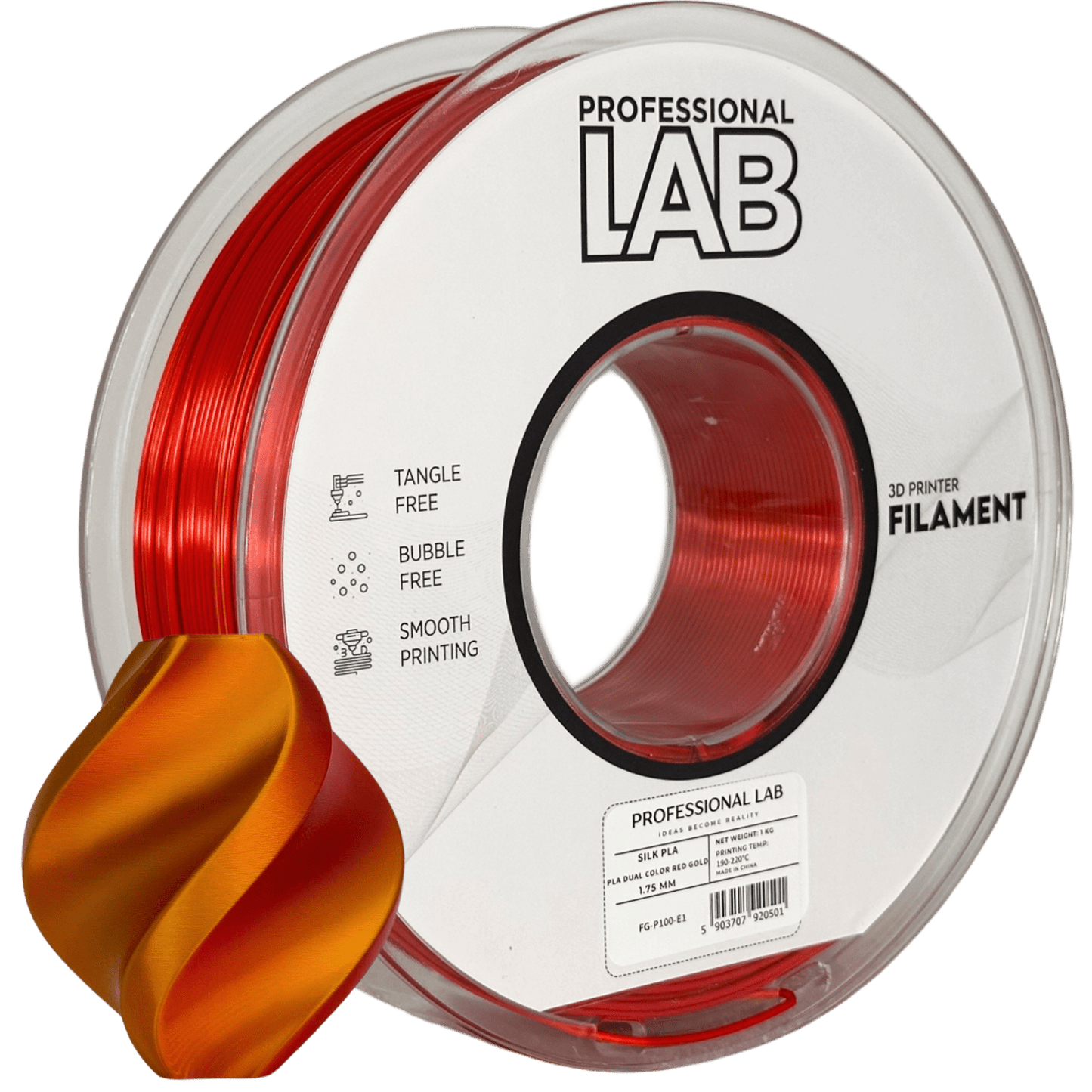 Professional Lab Silk PLA Dual Color - Imagine s.c. - Filamentkontor