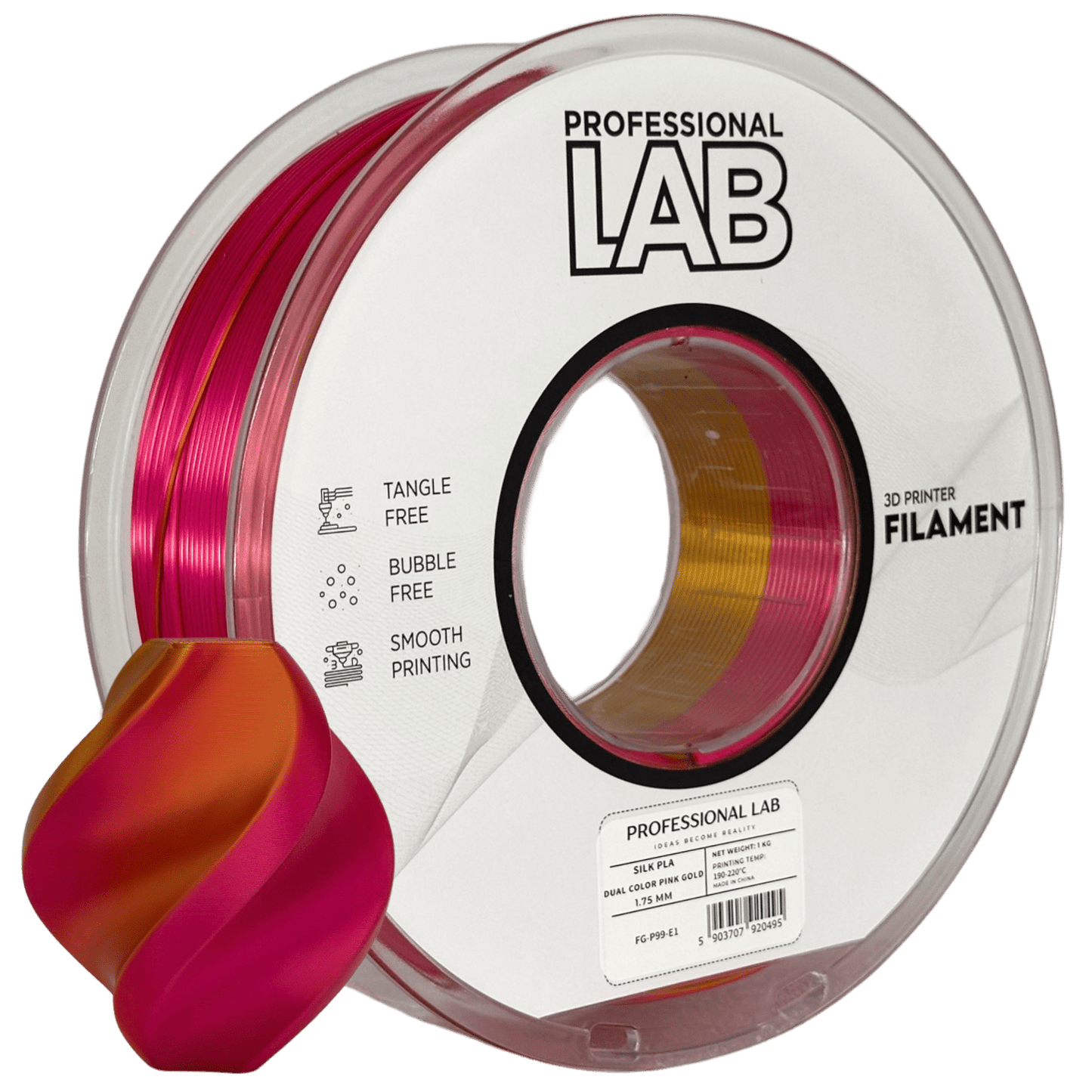 Professional Lab Silk PLA Dual Color - Imagine s.c. - Filamentkontor
