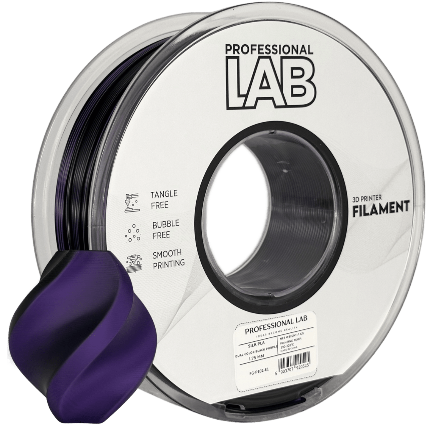 Professional Lab Silk PLA Dual Color - Imagine s.c. - Filamentkontor