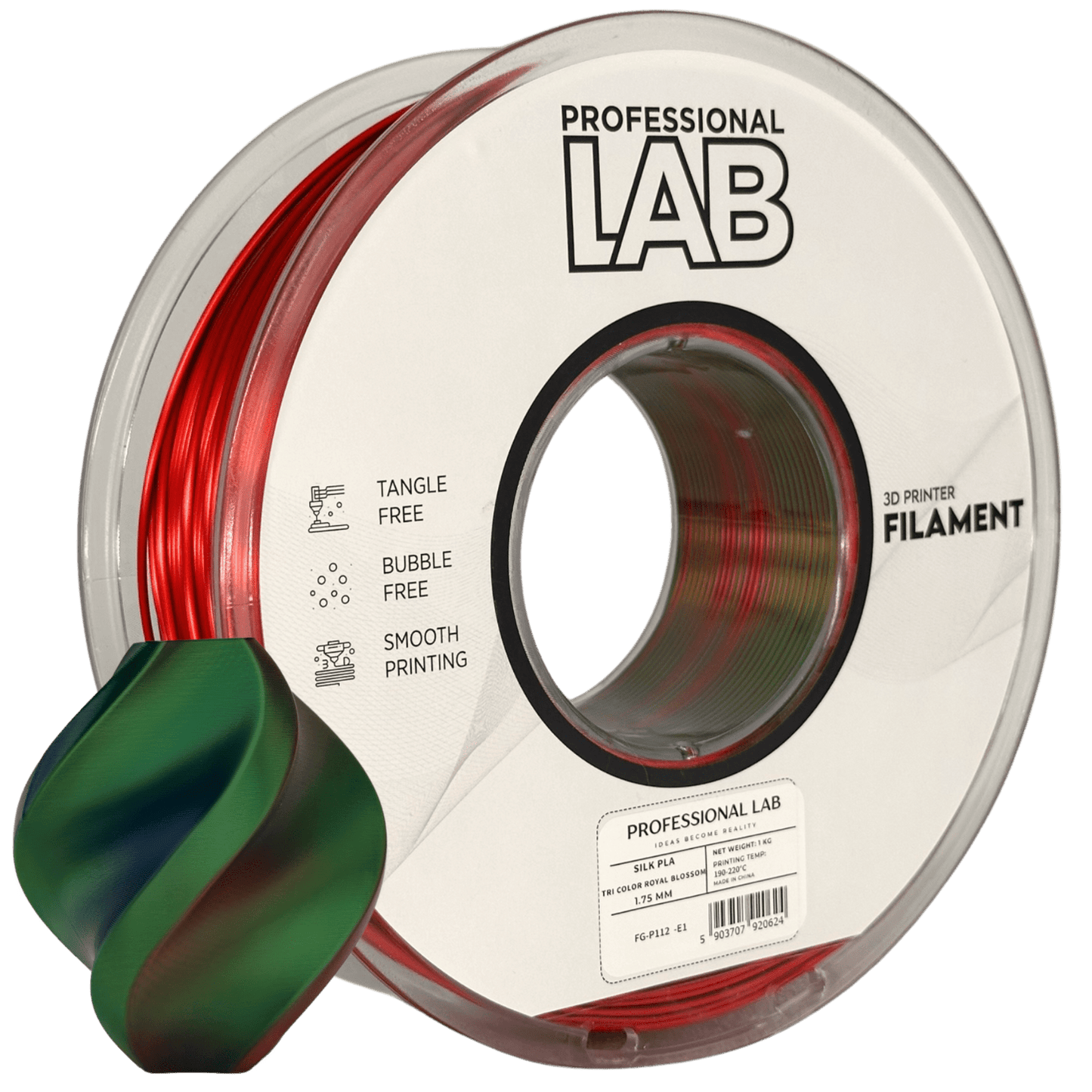 Professional Lab Silk PLA Tri Color - Imagine s.c. - Filamentkontor