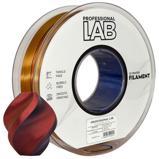Professional Lab Silk PLA Tri Color Imagine s.c. #Filamentkontor.de#