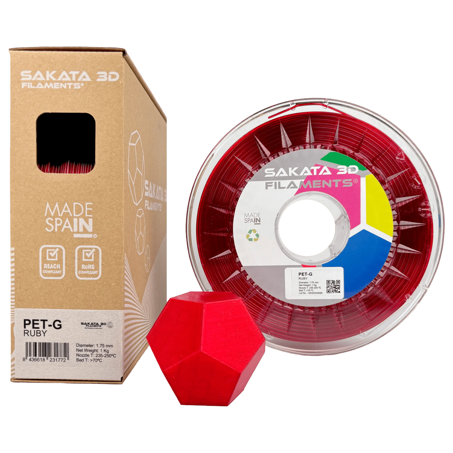 SAKATA 3D PET-G 1,75 mm SAKATA 3D #Filamentkontor.de#