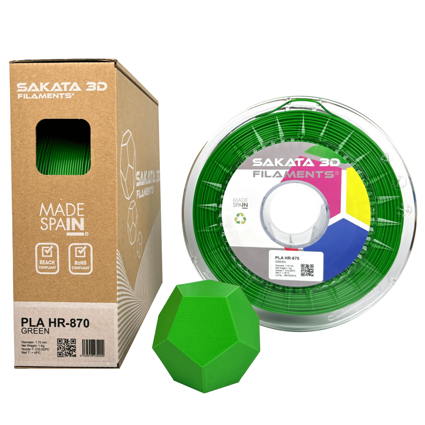 SAKATA 3D PLA 850 GLAS SAKATA 3D #Filamentkontor.de#