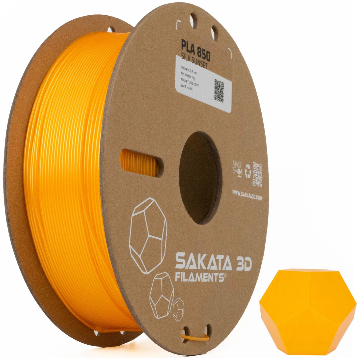 SAKATA 3D PLA 850 SILK SAKATA 3D #Filamentkontor.de#