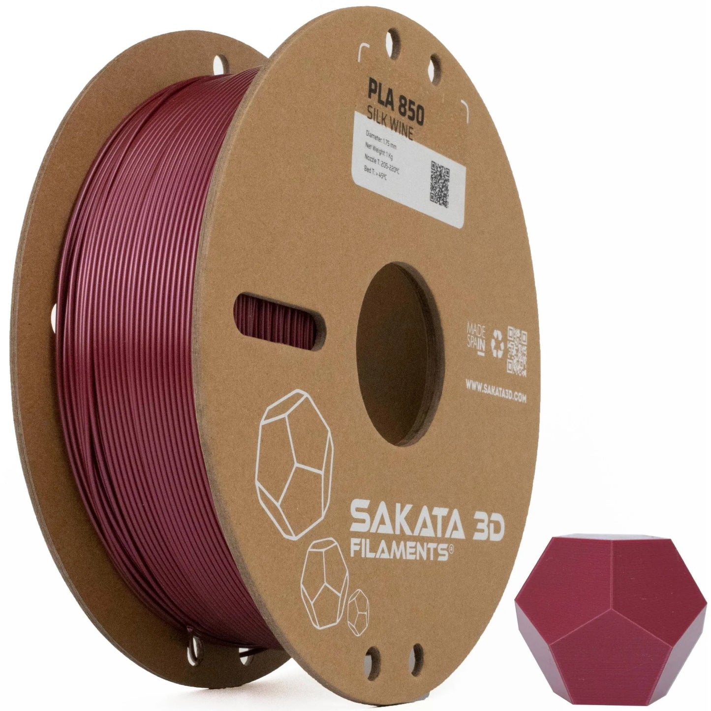 SAKATA 3D PLA 850 SILK SAKATA 3D #Filamentkontor.de#